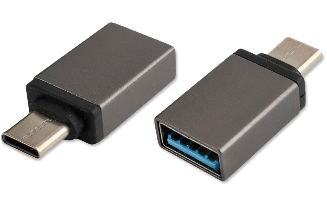 4smarts USB 3.0 Adapter 2-Set USB-C Stecker - USB-A Buchse 4smarts USB 3.0 Adapter 2-Set USB-C Stecker - USB-A Buchse