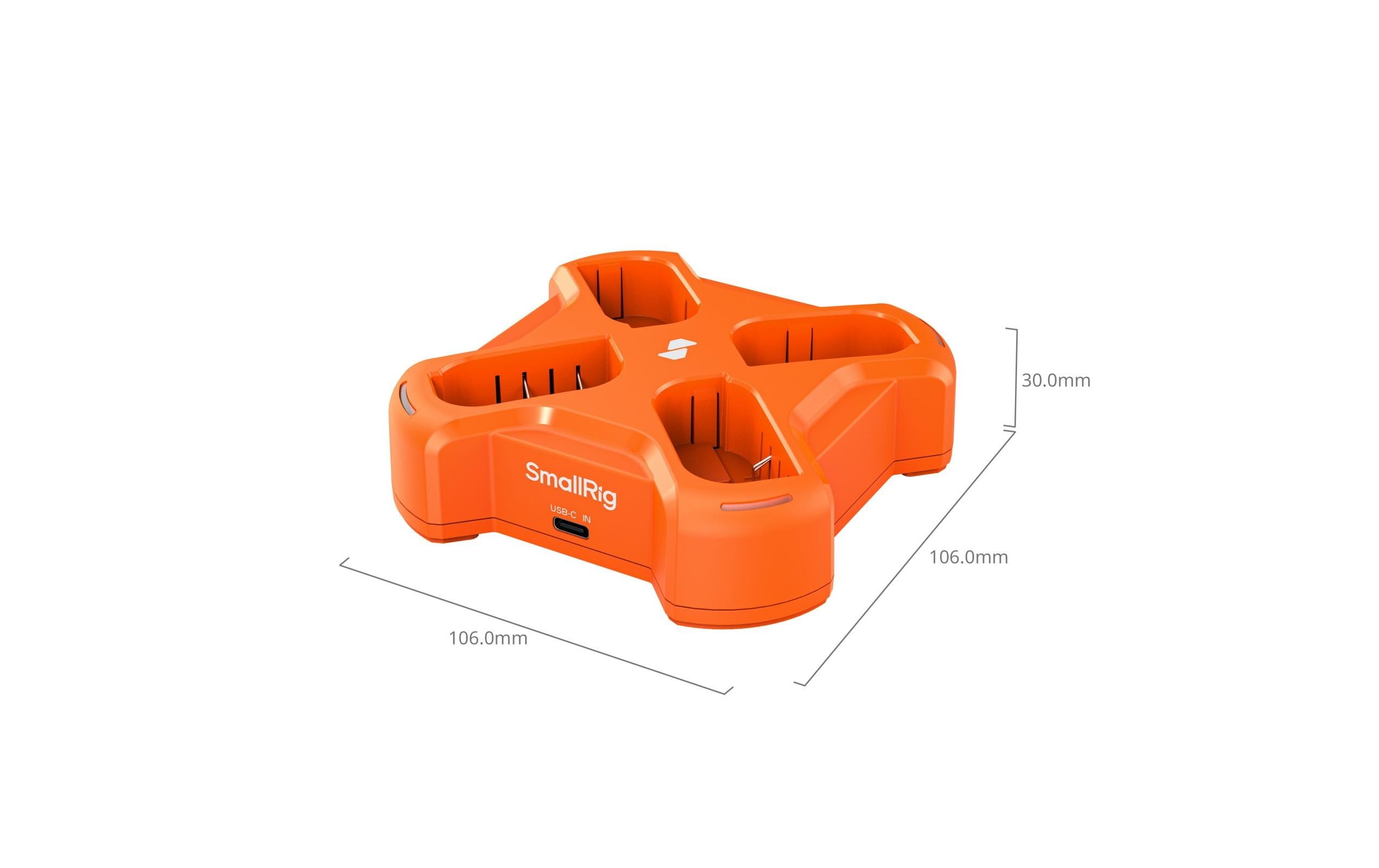 Smallrig Ladegerät Vierfach für Panasonic DMW-BLK22