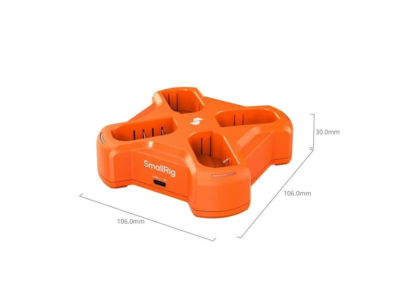 Smallrig Ladegerät Vierfach für Panasonic DMW-BLK22