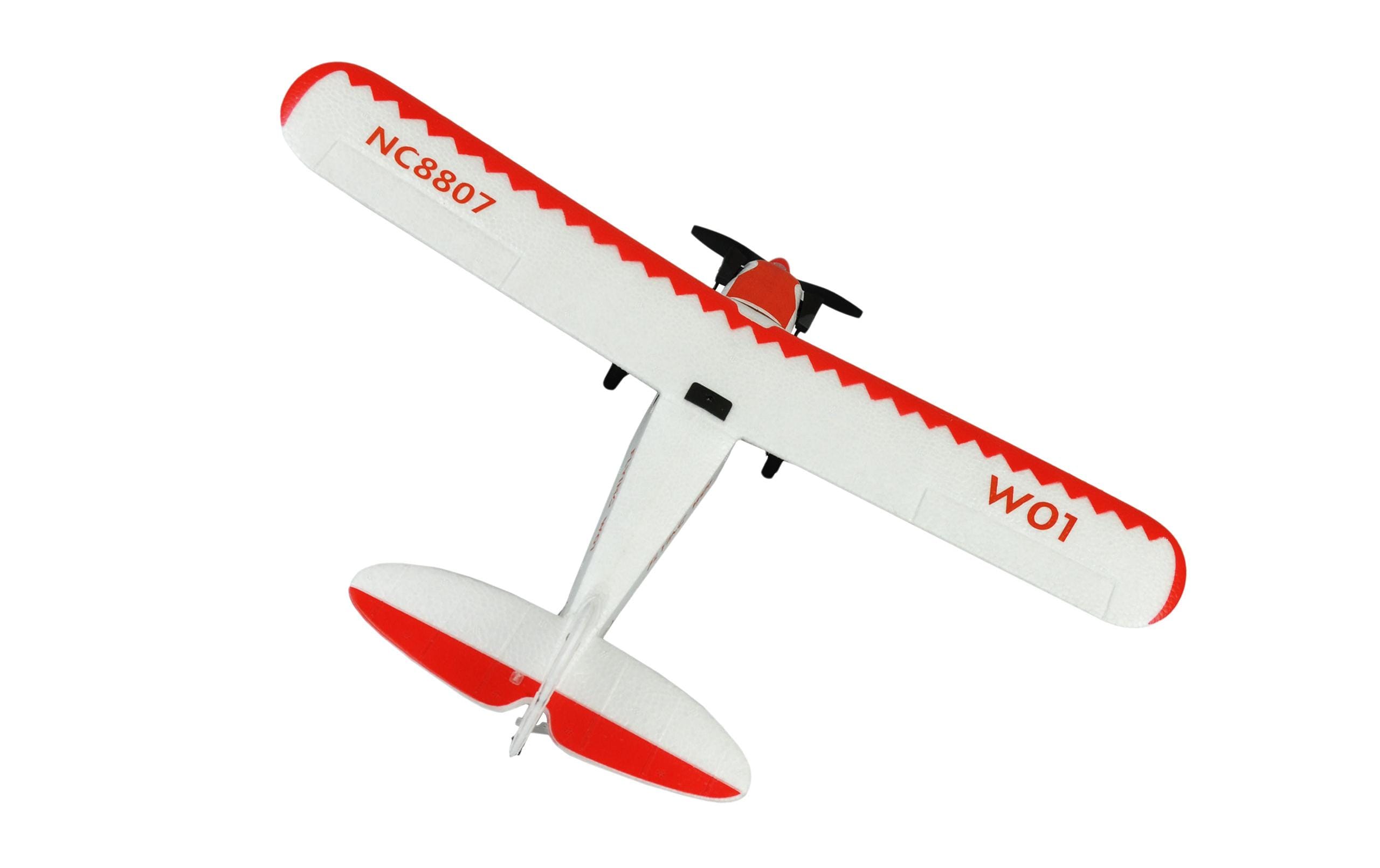 Amewi Motorflugzeug Piper J-3 Cub 505 mm, Rot/Weiss Gyro, RTF