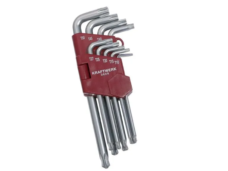 Kraftwerk Winkelschlüssel-Set T10-T50 Torx