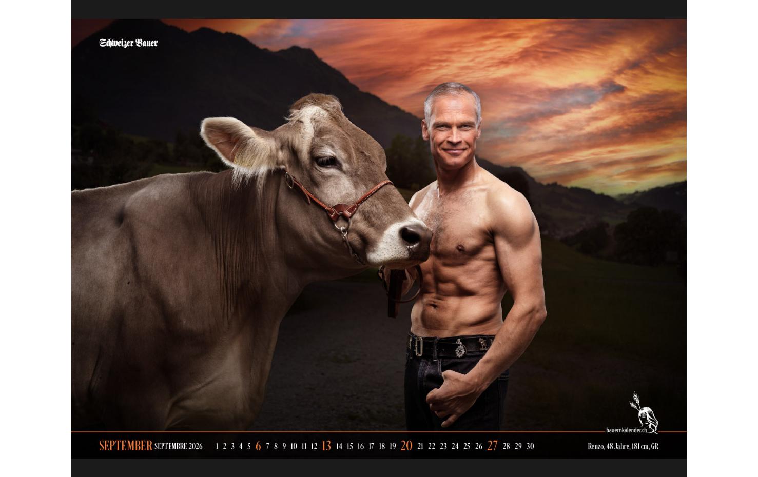 Calendaria Schweizer Bauernkalender Boys 2026
