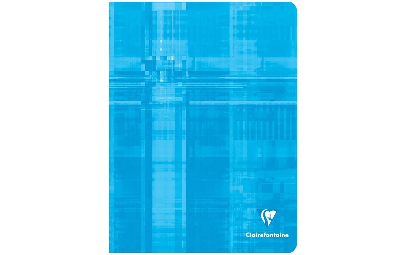 Clairefontaine Schulheft 48 Blatt, 17 x 22 cm, 5 mm kariert, assortiert