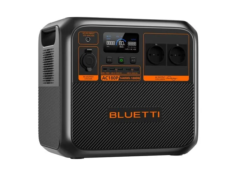 BLUETTI Power Station AC180P 1440 Wh