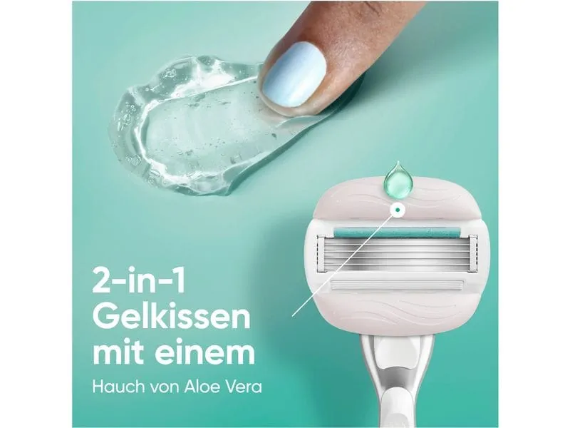 Gillette Venus Damenrasierer Pro ComfortGlide Sensitive 3er + Handstück Gillette Venus Damenrasierer Pro ComfortGlide Sensitive 3er + Handstück