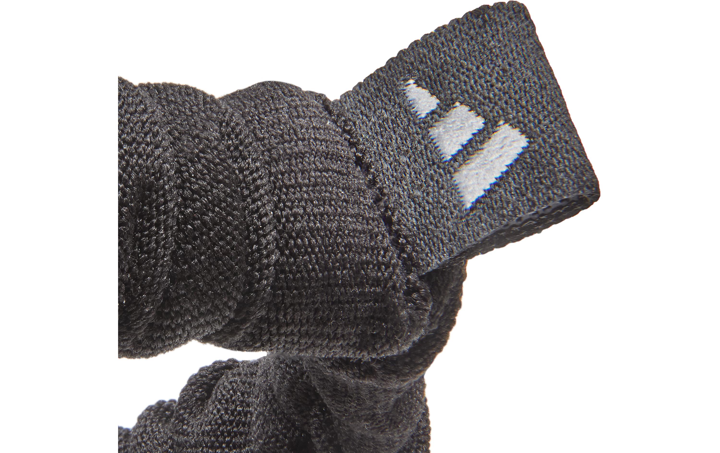 adidas Hair Scrunchies Schwarz und Lucid Pink