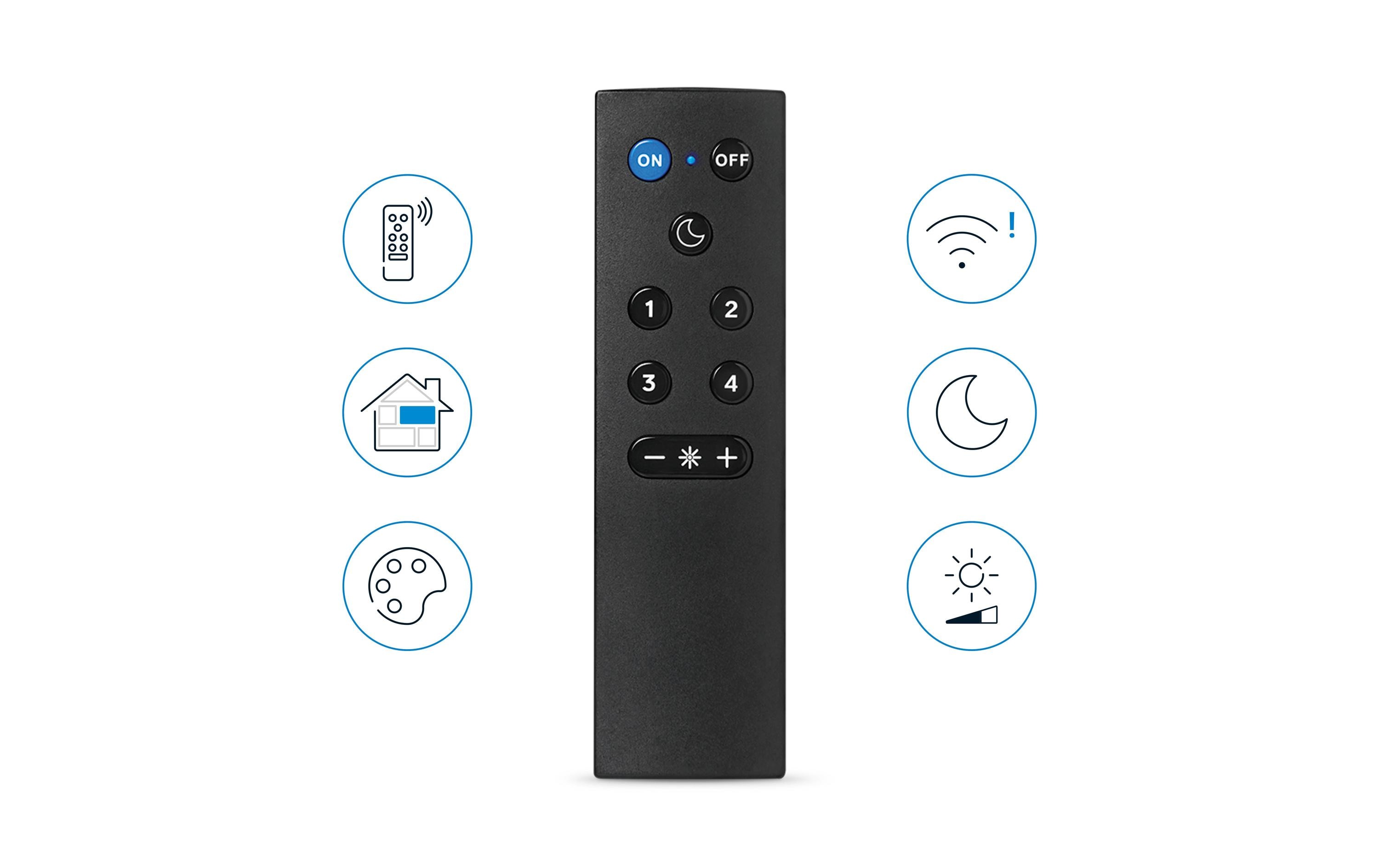 WiZ Zubehör Remote Fernbedienung mit Batterien Einzelpack