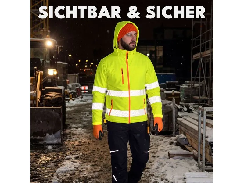 ACE ACE Neon Lite Softshell Warnjacke XXL