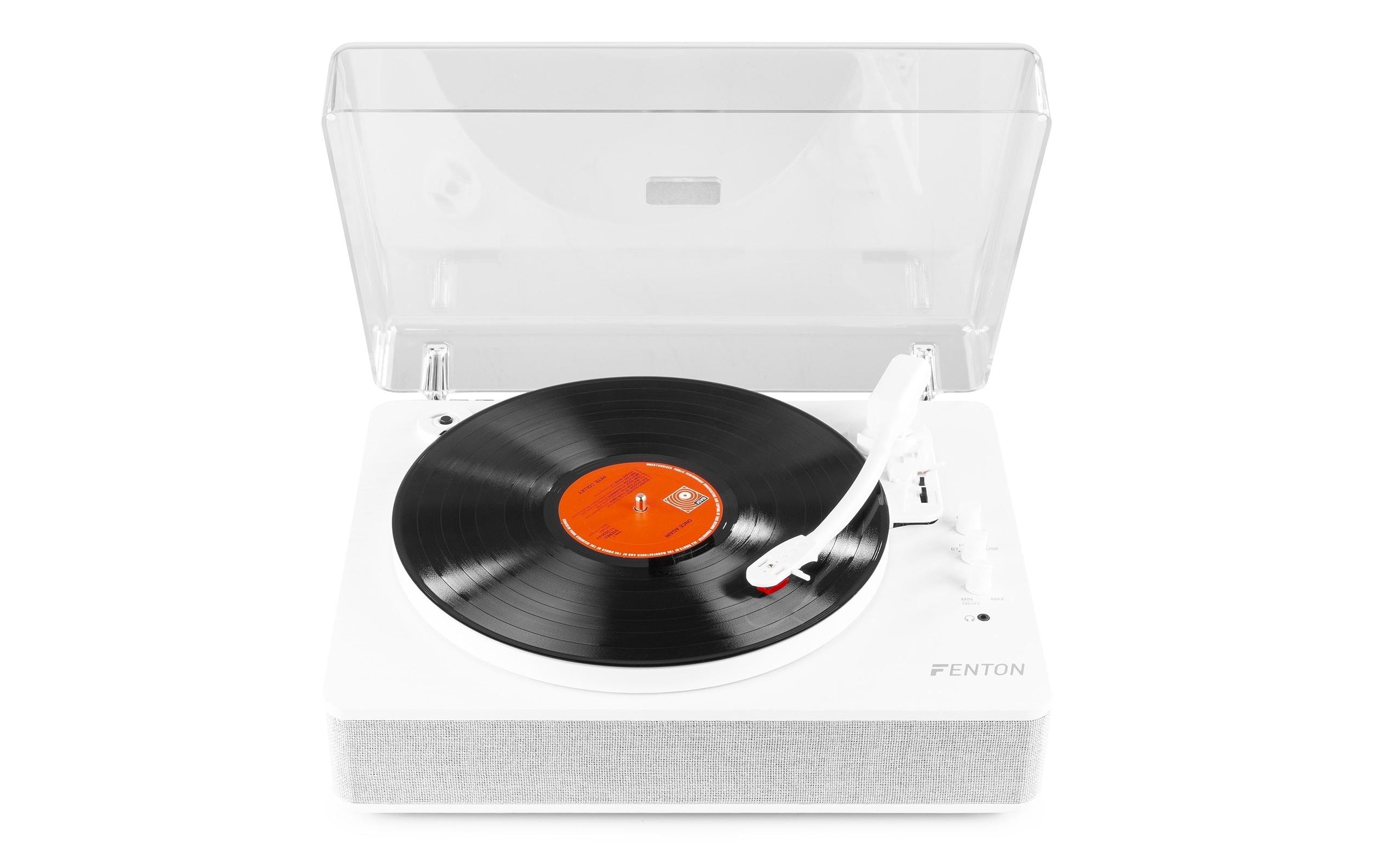 Fenton Plattenspieler RP162W Weiss