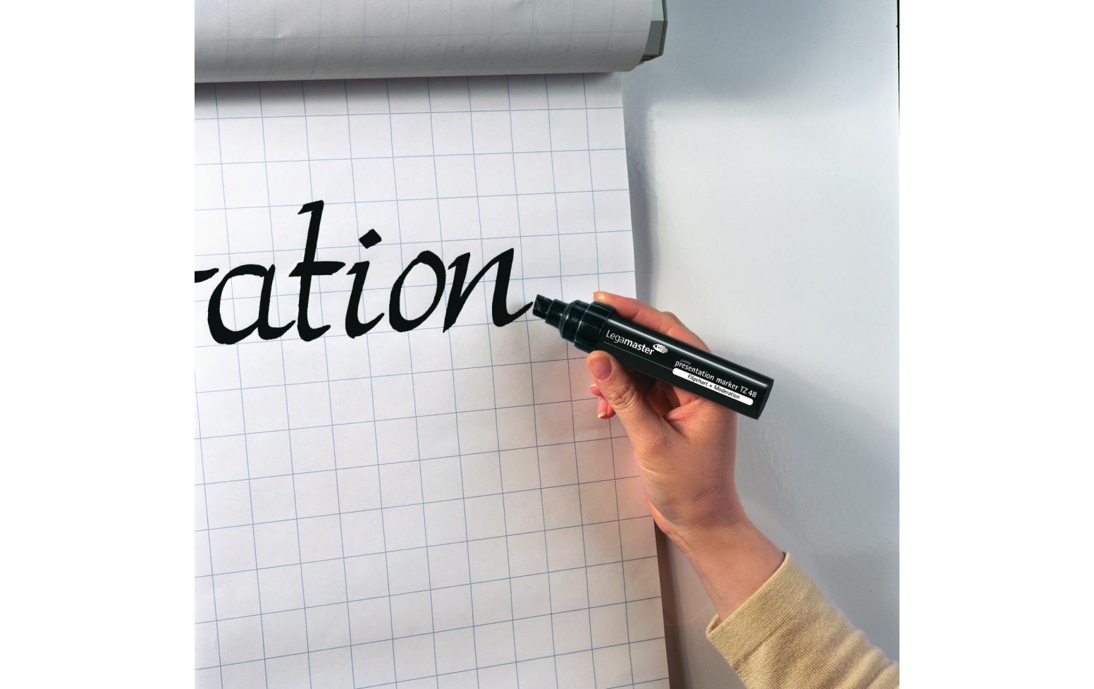 Legamaster Flipchart-Marker TZ48 Schwarz