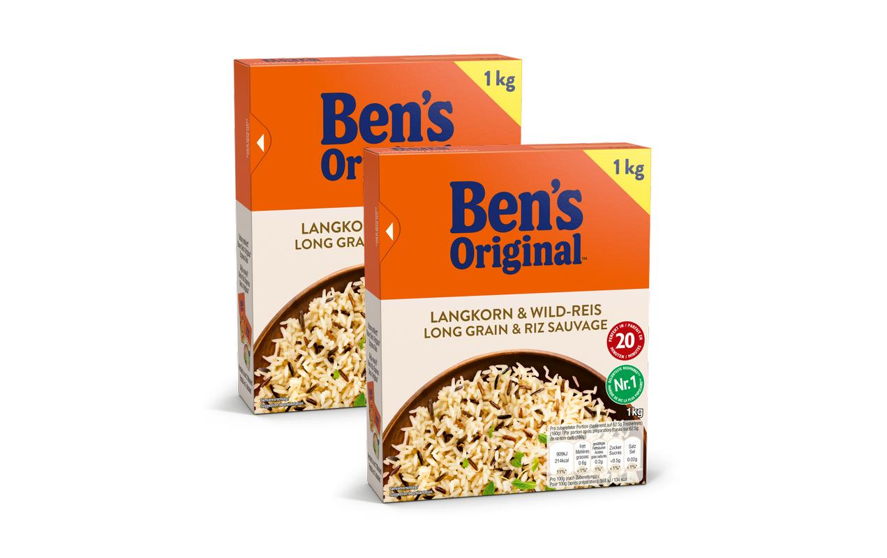 Ben's Original Langkorn- & Wildreis 2 x 1 kg