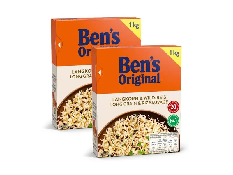 Ben's Original Langkorn- & Wildreis 2 x 1 kg