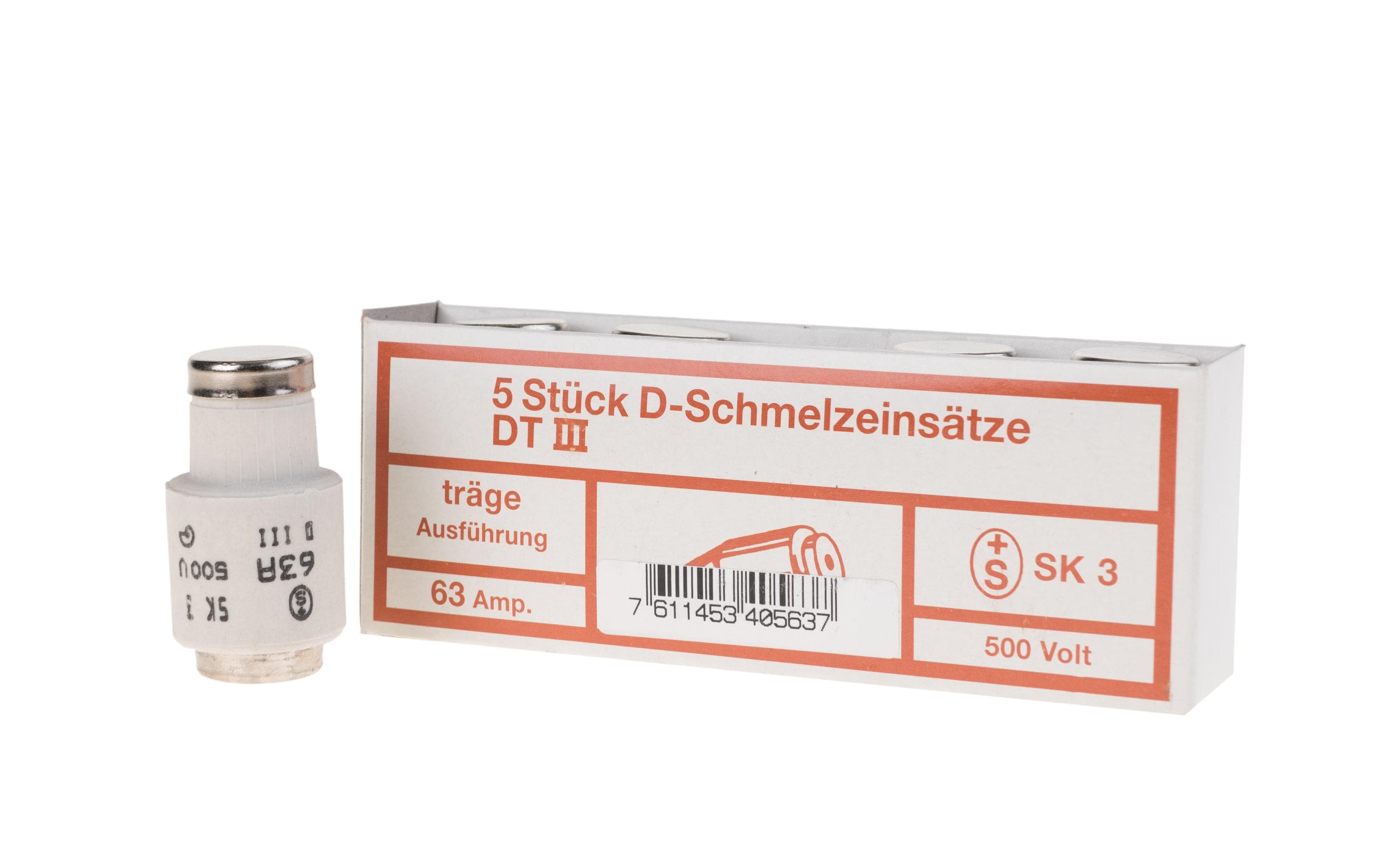 Elektromaterial Sicherungseinsatz DIII 63A Elektromaterial Sicherungseinsatz DIII 63A