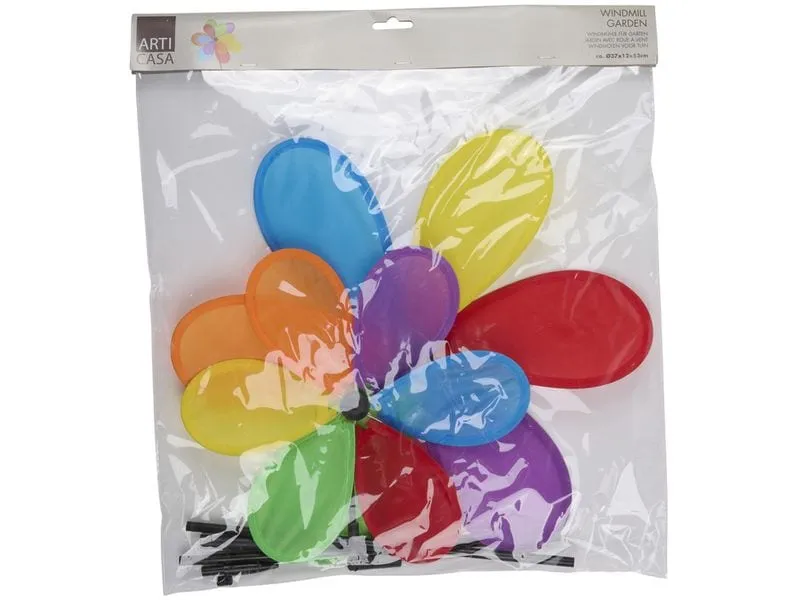 Arti Casa 502175 Gartenwindrad Kunststoff Blume Mehrfarbig Arti Casa 502175 Gartenwindrad Kunststoff Blume Mehrfarbig