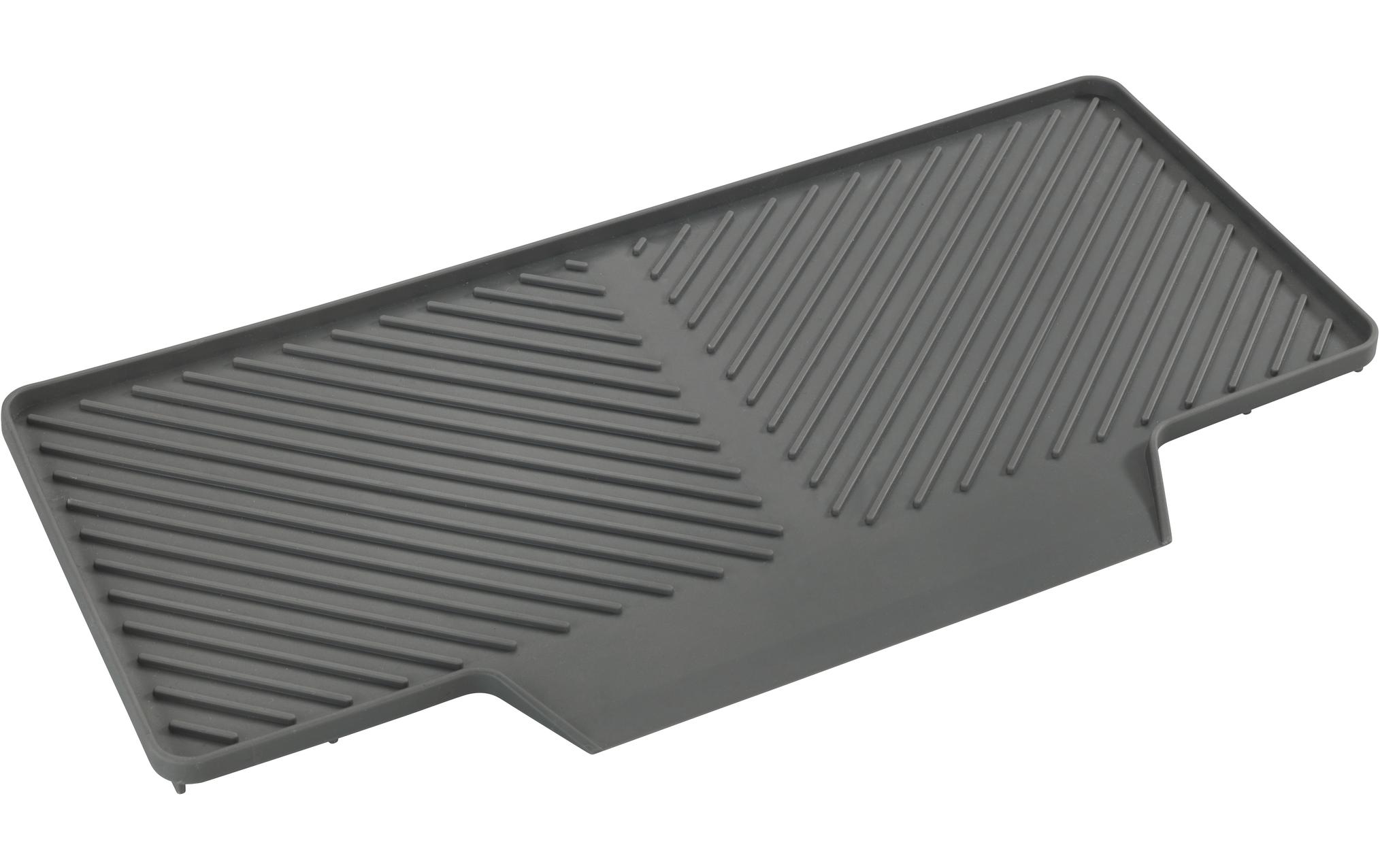 Wenko Abtropfmatte Neli 20 x 3 x 40 cm, Grau Wenko Abtropfmatte Neli 20 x 3 x 40 cm, Grau