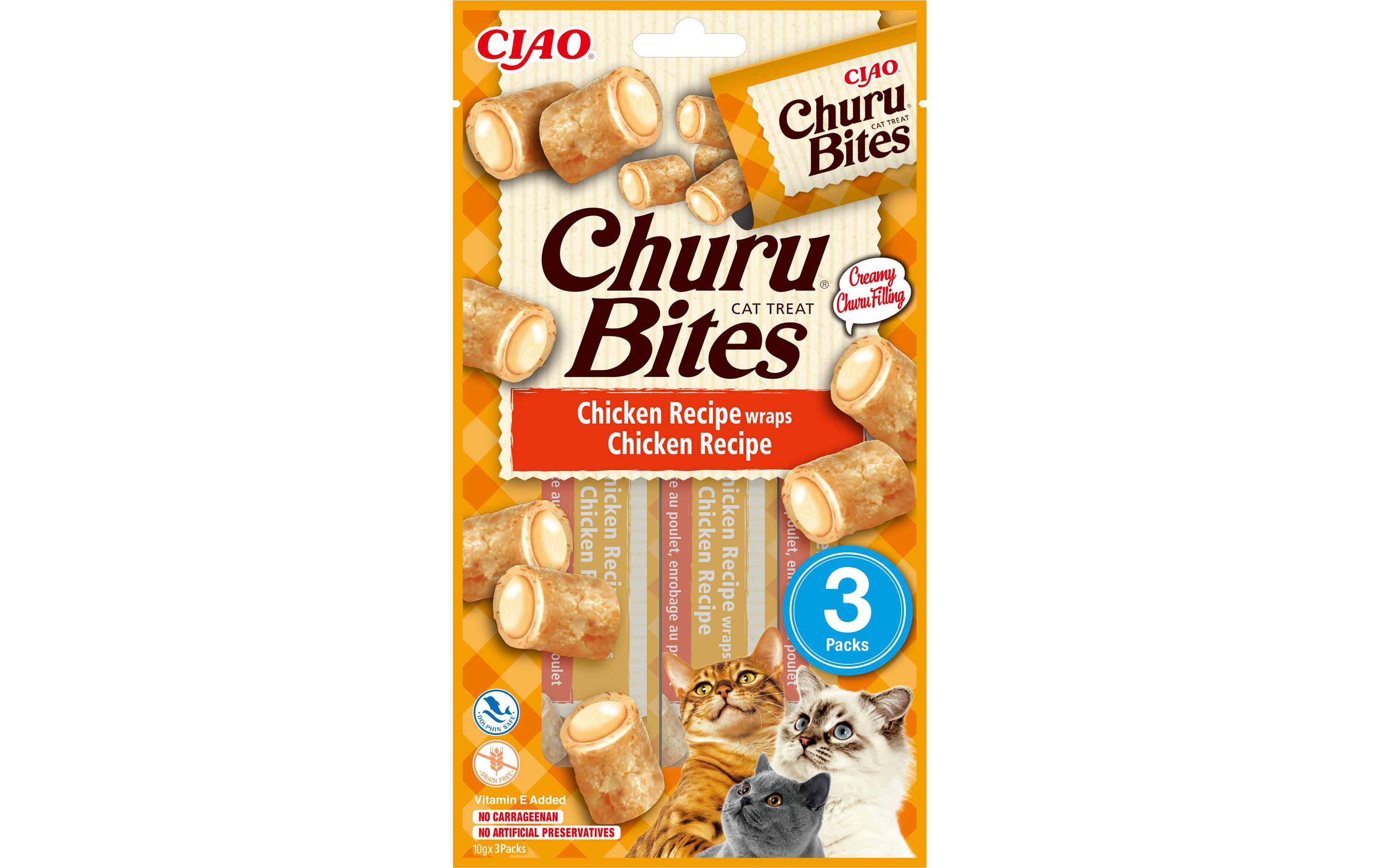 CIAO Churu Katzen-Snack Bites Huhn, 3 x 10 g CIAO Churu Katzen-Snack Bites Huhn, 3 x 10 g