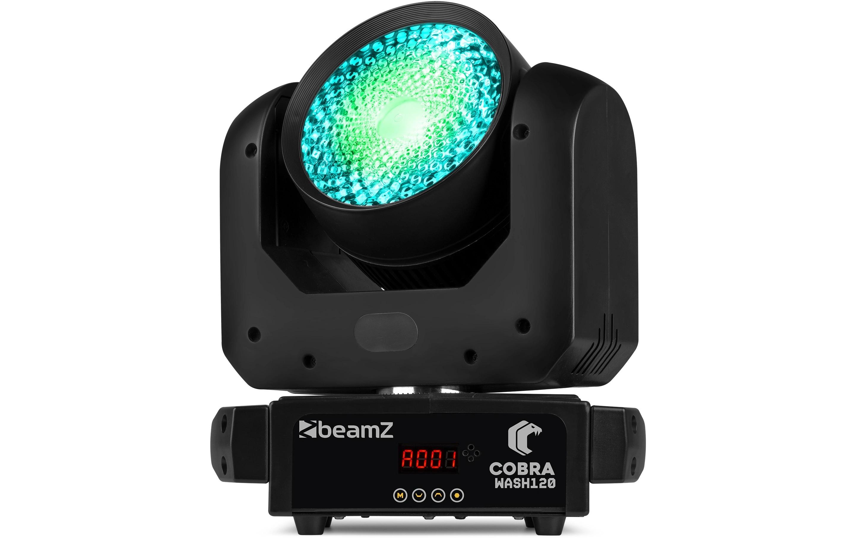 BeamZ Moving Head Cobra Wash 120