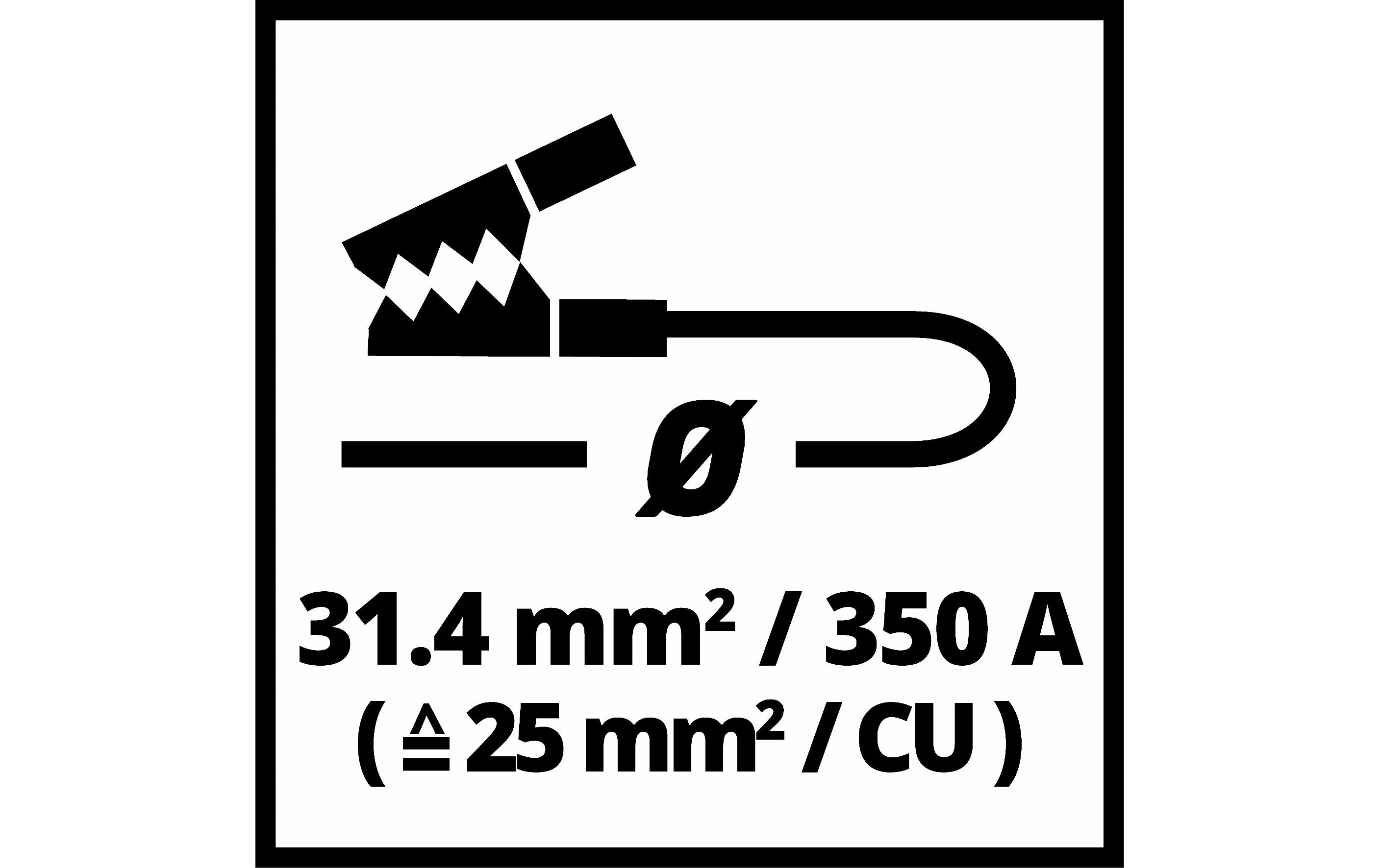 Einhell Automotive Starthilfekabel BT-BO 25/1 A LED SP, 31.4 mm²