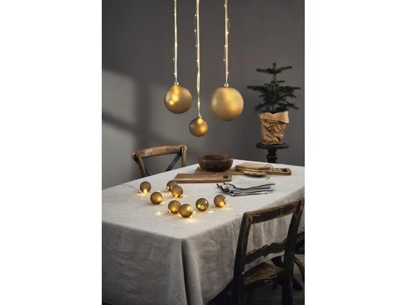 Star Trading Glasdekoration Kugel Bliss, 10 cm, Gold Star Trading Glasdekoration Kugel Bliss, 10 cm, Gold