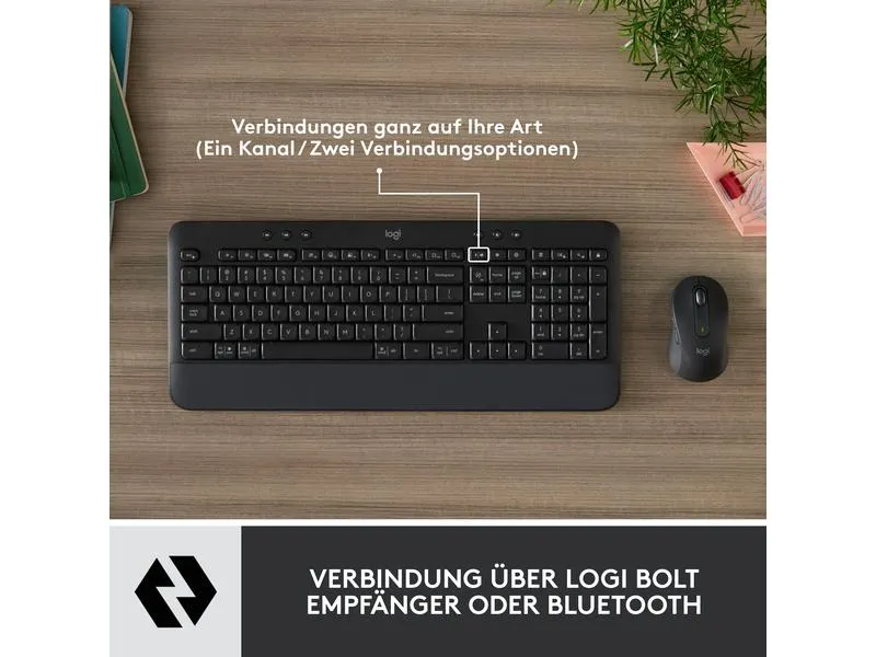 Logitech Tastatur-Maus-Set MK650 Combo for Business Logitech Tastatur-Maus-Set MK650 Combo for Business