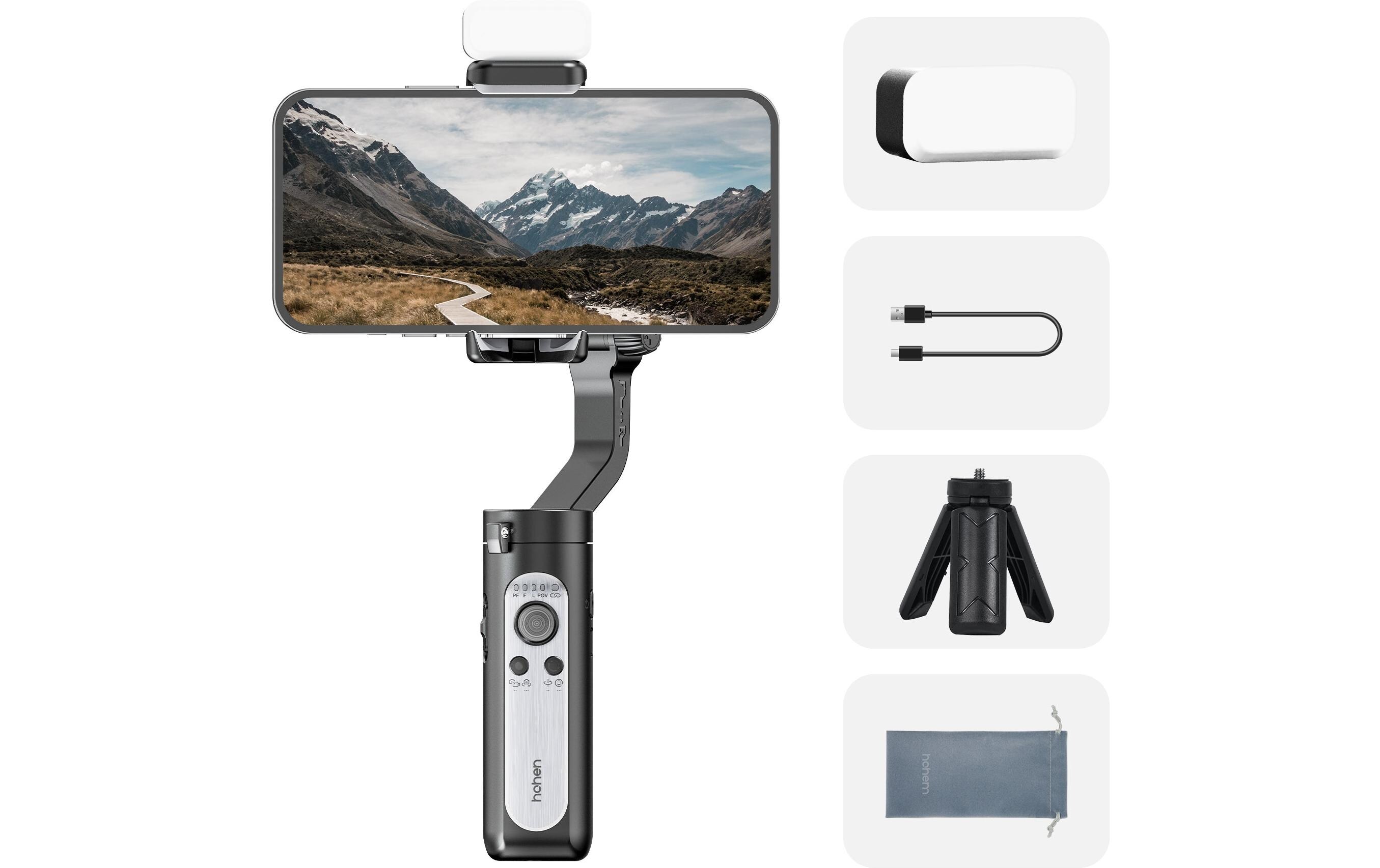 Hohem Gimbal iSteady XE Kit Schwarz Hohem Gimbal iSteady XE Kit Schwarz