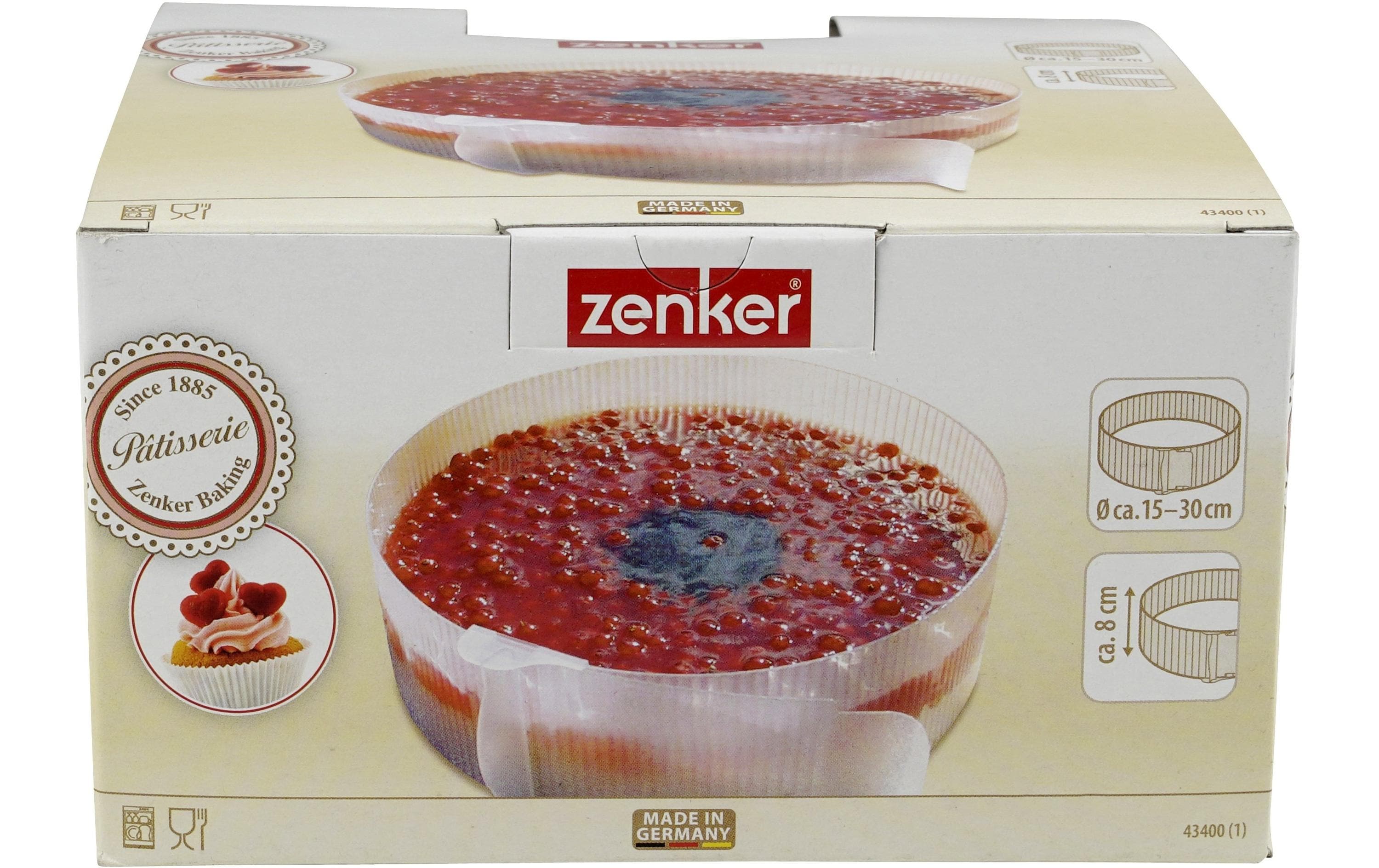 Zenker Backrahmen Weiss, Rund