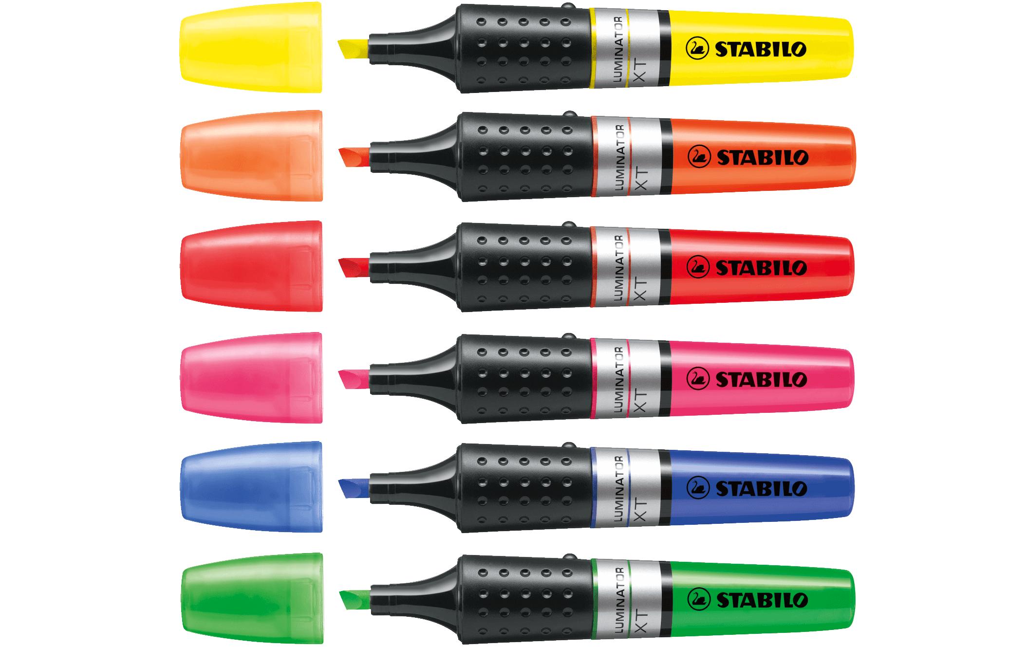 STABILO Textmarker Luminator Grün, 5 Stück