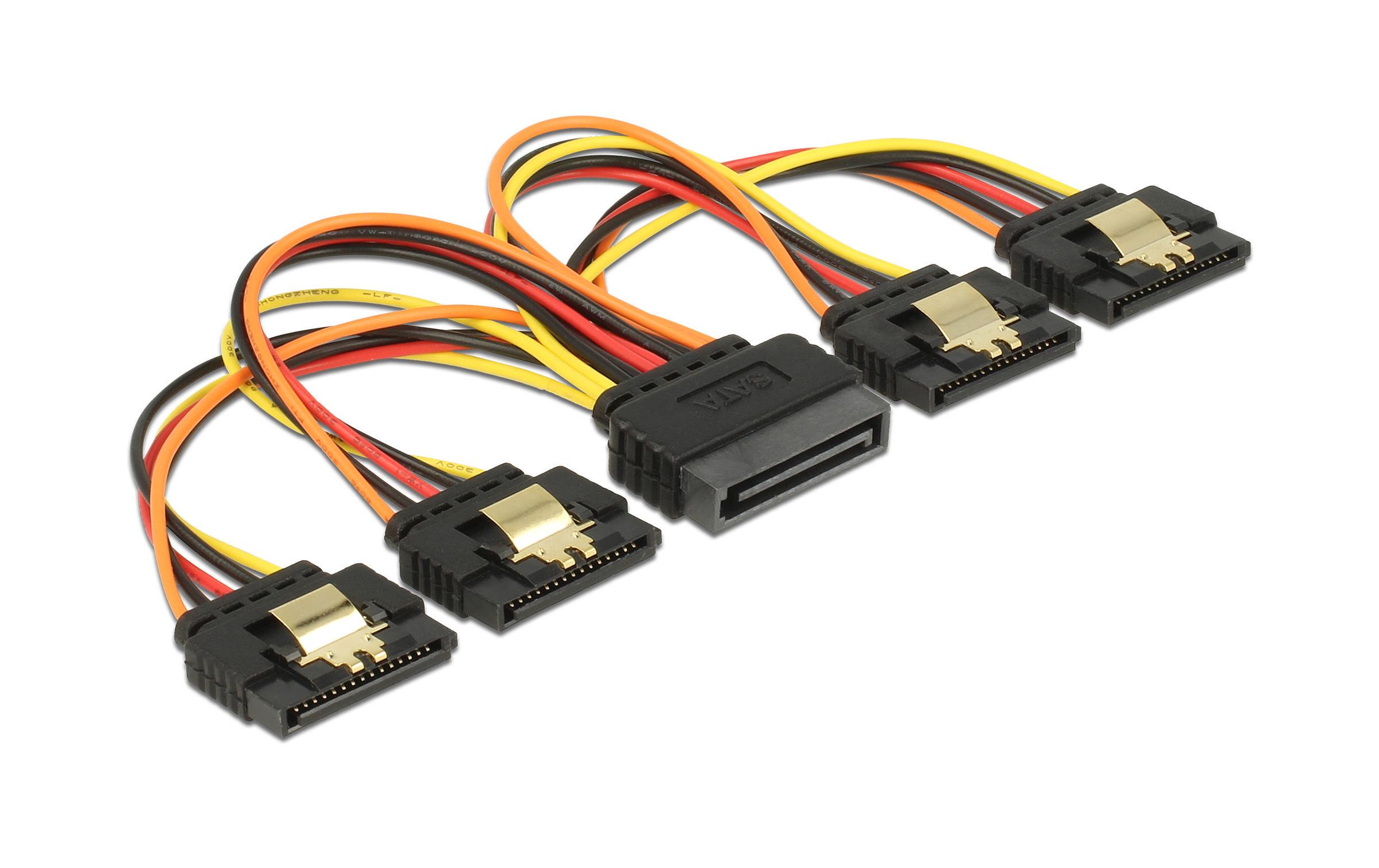 Delock Stromkabel SATA - 4x SATA 15 cm Delock Stromkabel SATA - 4x SATA 15 cm