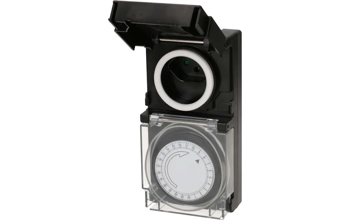 Max Hauri Zeitschaltuhr IP55 24 h Mechanisch Max Hauri Zeitschaltuhr IP55 24 h Mechanisch