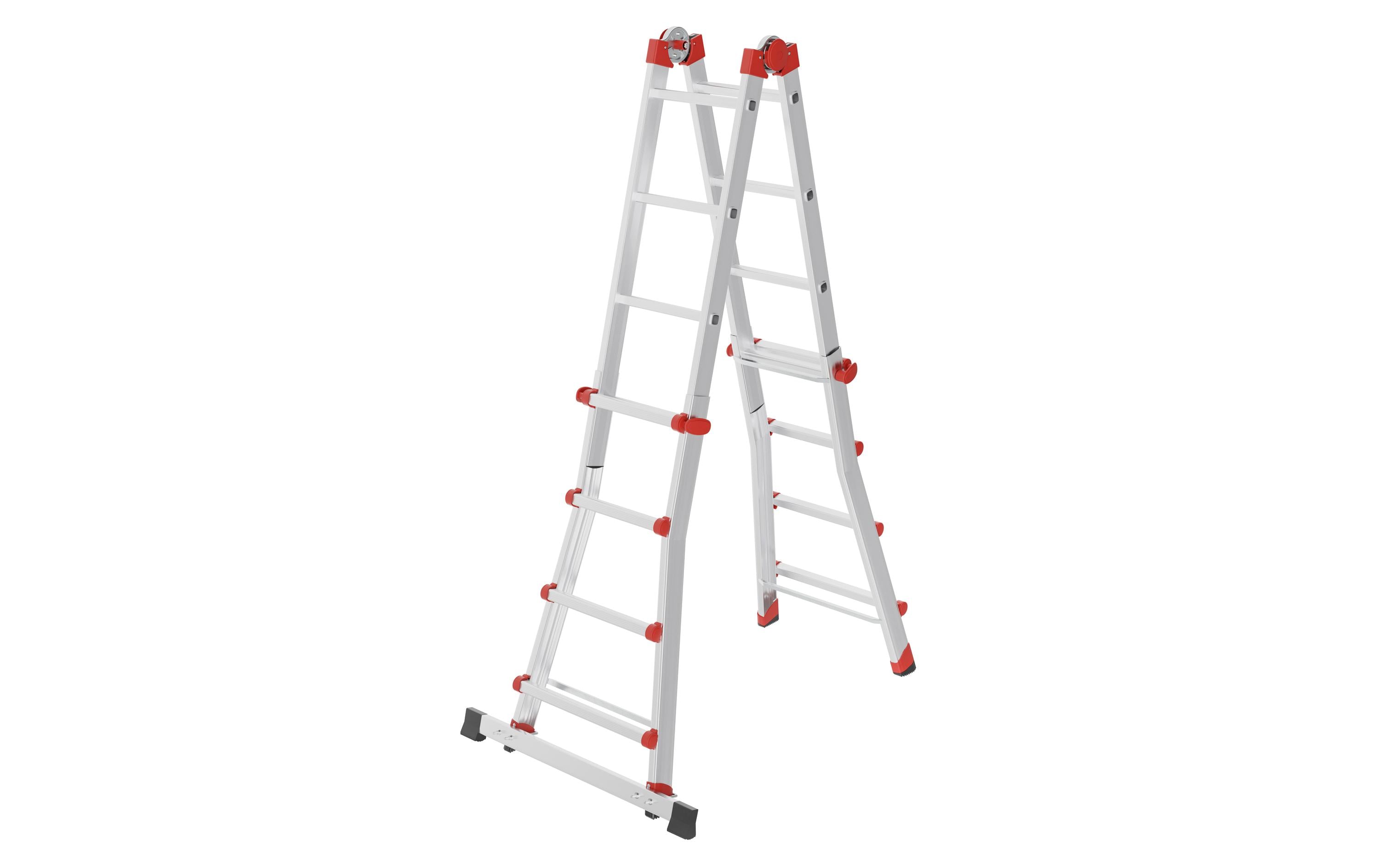 Hailo Teleskopleiter 4 x 4 Sprossen Hailo Teleskopleiter 4 x 4 Sprossen