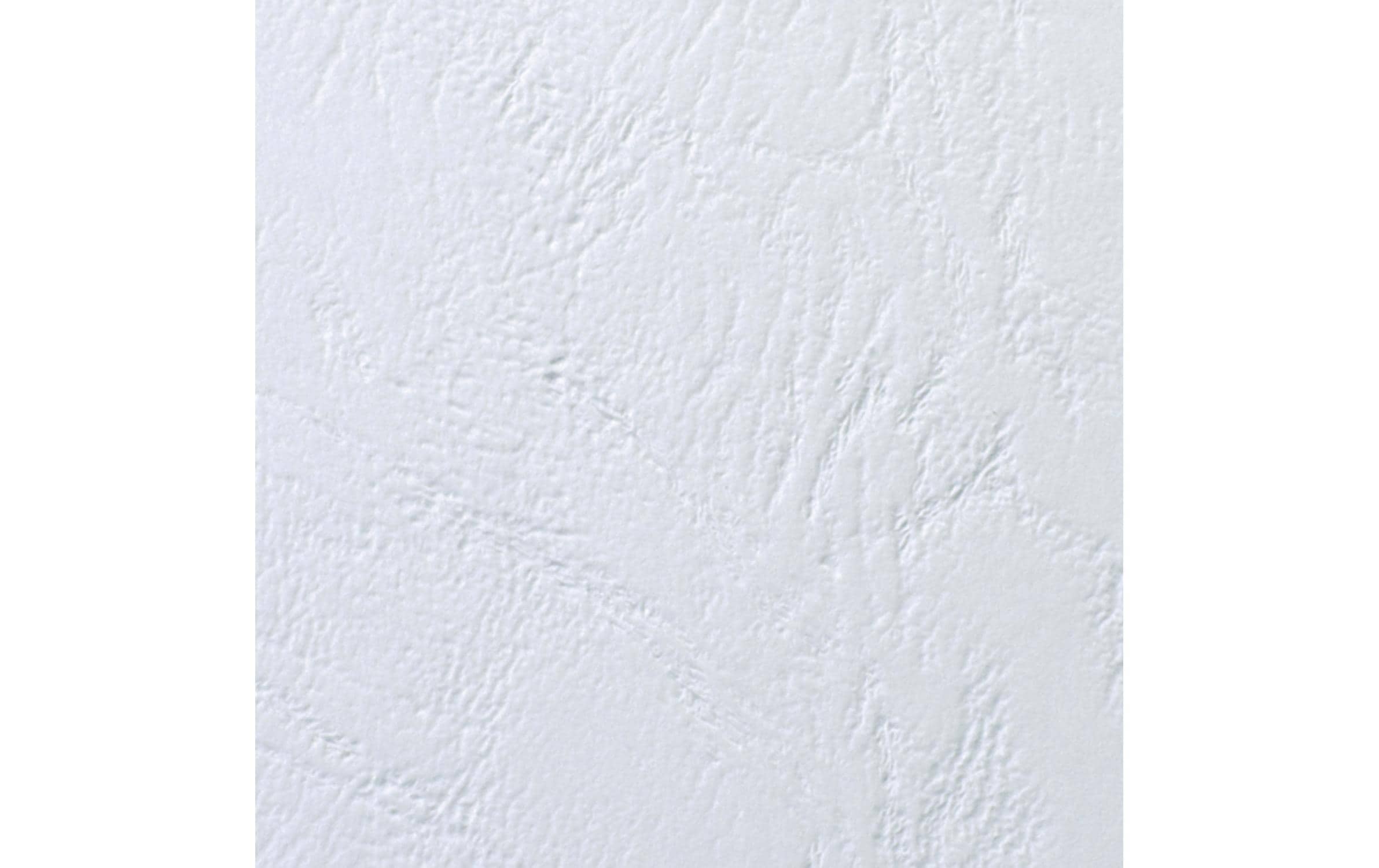 GBC Einbanddeckel Leather Grain A4 100 Stück, Weiss