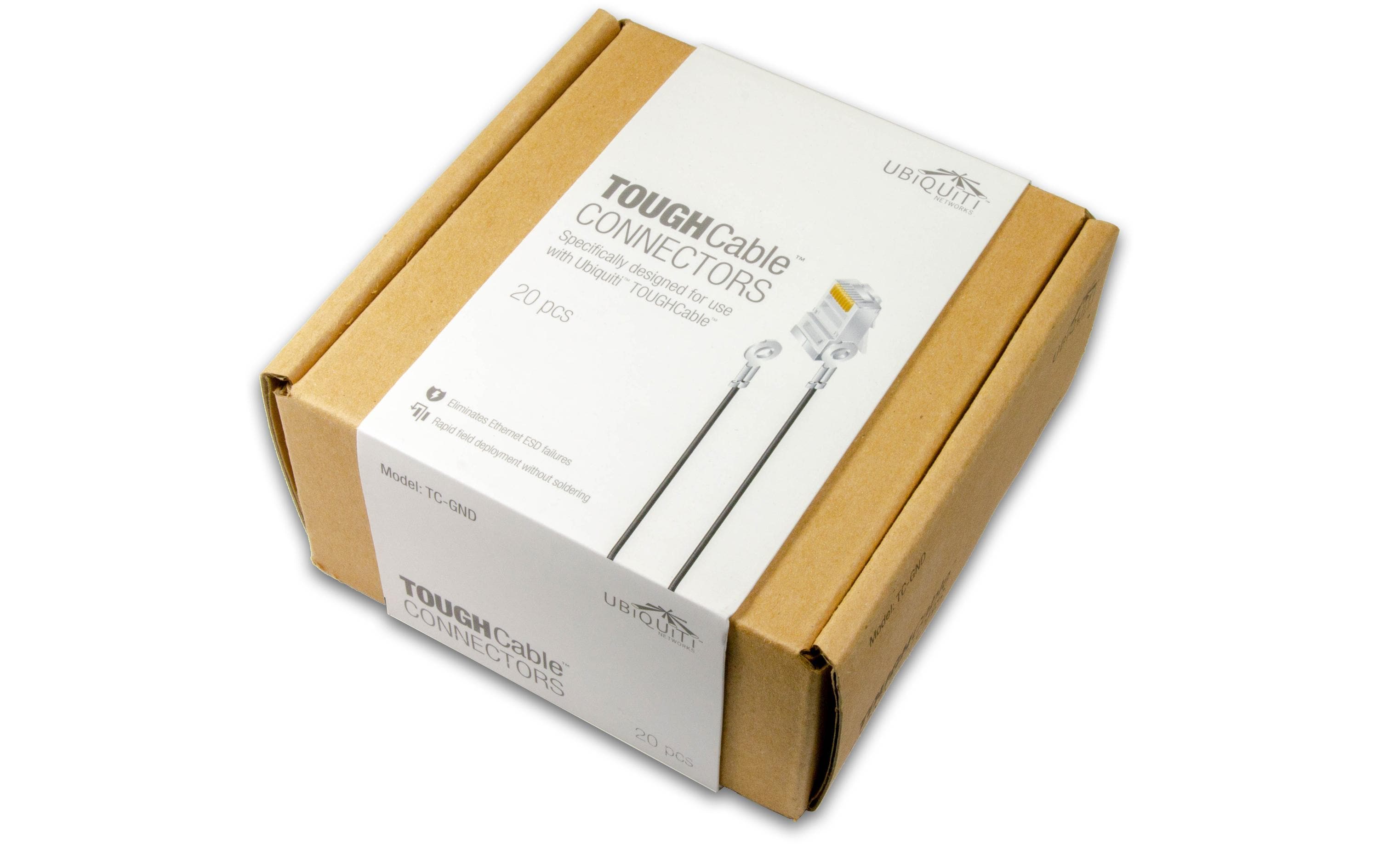 Ubiquiti Stecker RJ45 Cat.5e, mit ESD 20 Stück, Transparent Ubiquiti Stecker RJ45 Cat.5e, mit ESD 20 Stück, Transparent