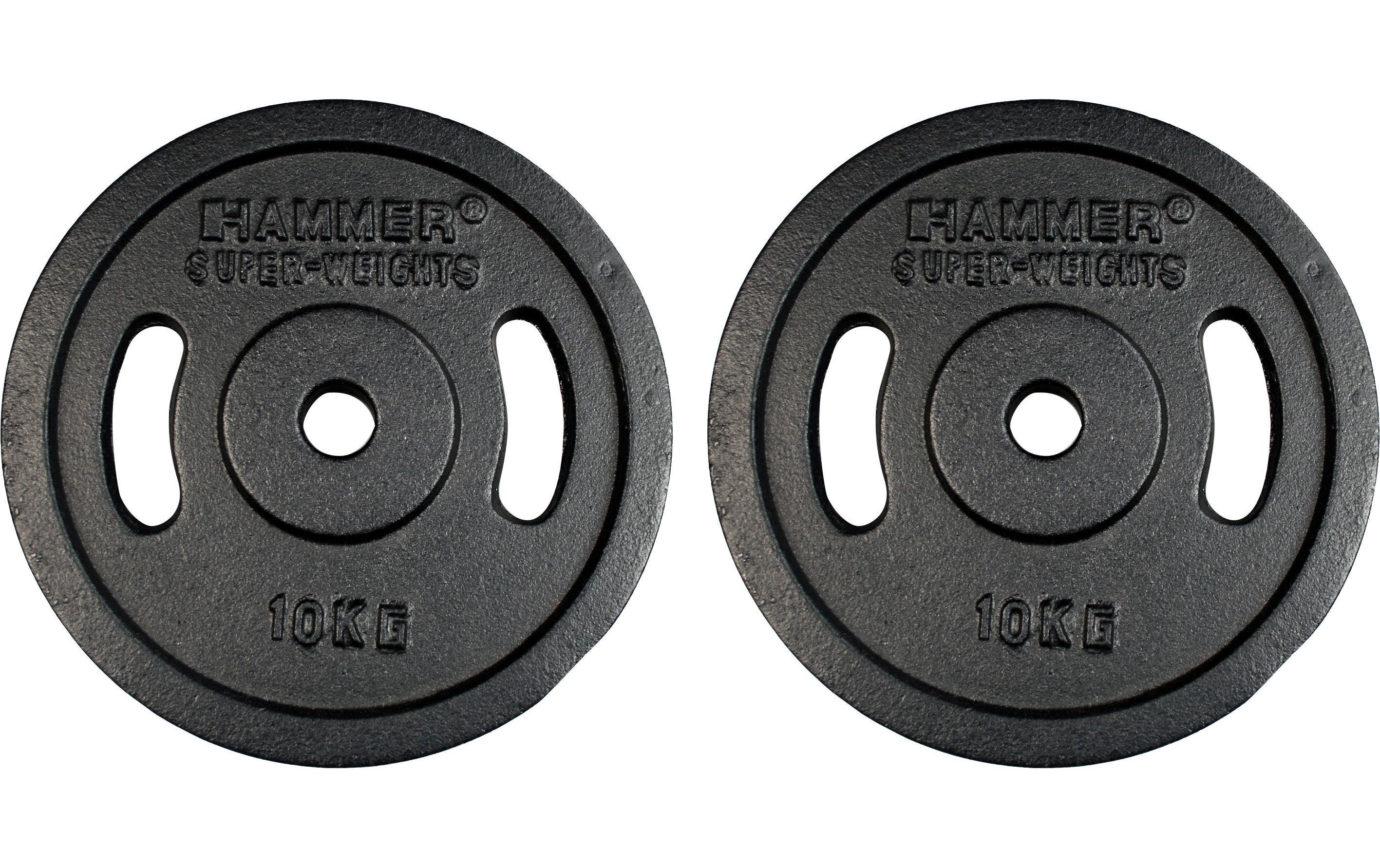 HAMMER Gewichtsscheiben 2 x 10 kg