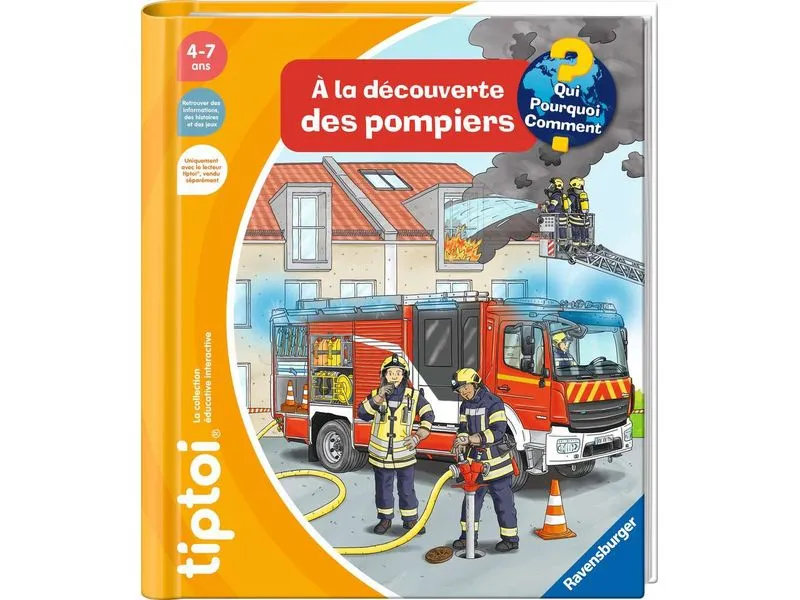 tiptoi Lernbuch Je découvre les pompiers -FR-