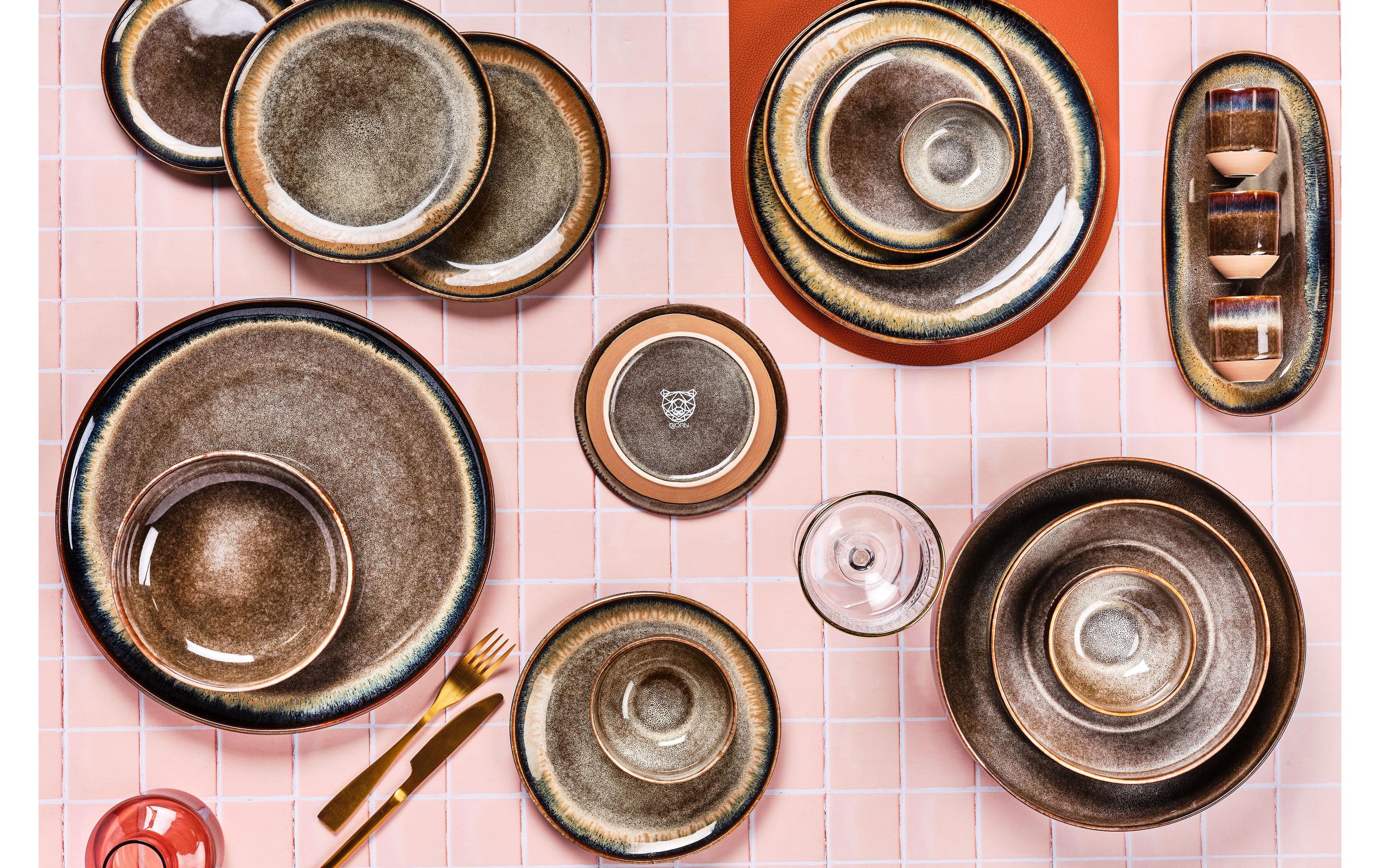 Björn Speise-Service Genesis 1 Stück,Basalt Gray