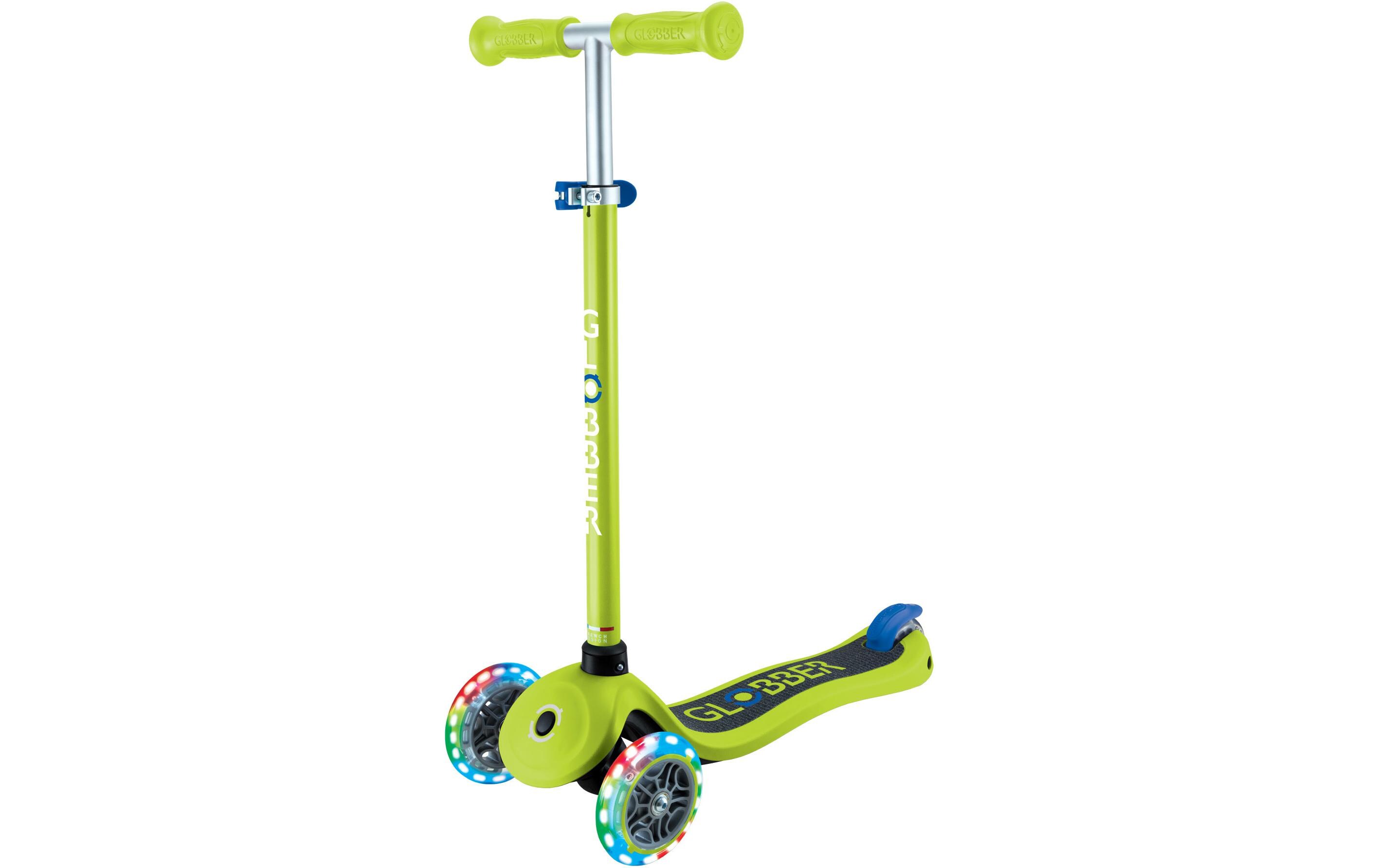 GLOBBER Scooter Primo Lights Limettengrün GLOBBER Scooter Primo Lights Limettengrün
