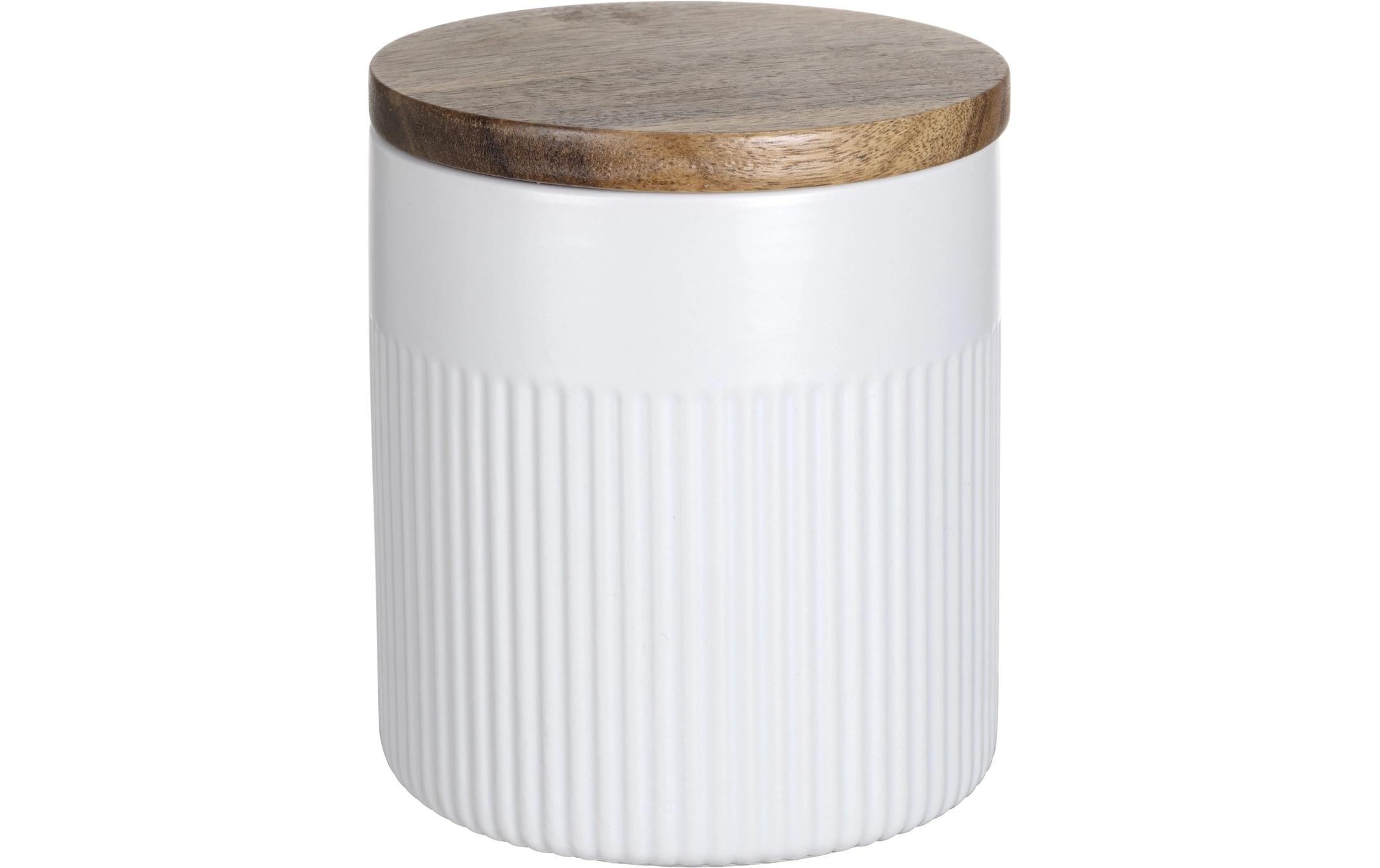 Wenko Vorratsdose Refia 0.6 l, Braun/Weiss