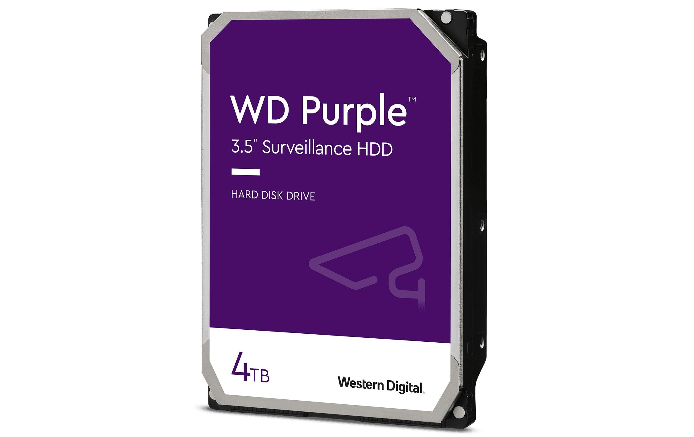 Western Digital Harddisk WD Purple 3.5 SATA 4 TB