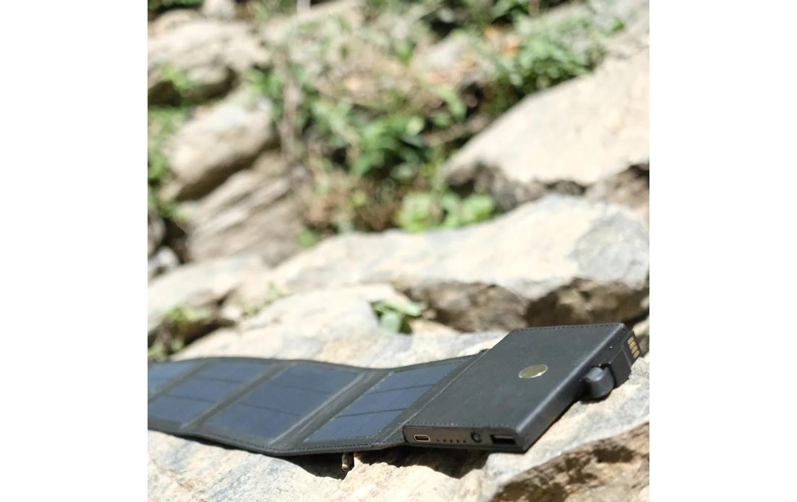 SunSlice Powerbank Photon 4W Sol – Schwarz, 4000 mAh