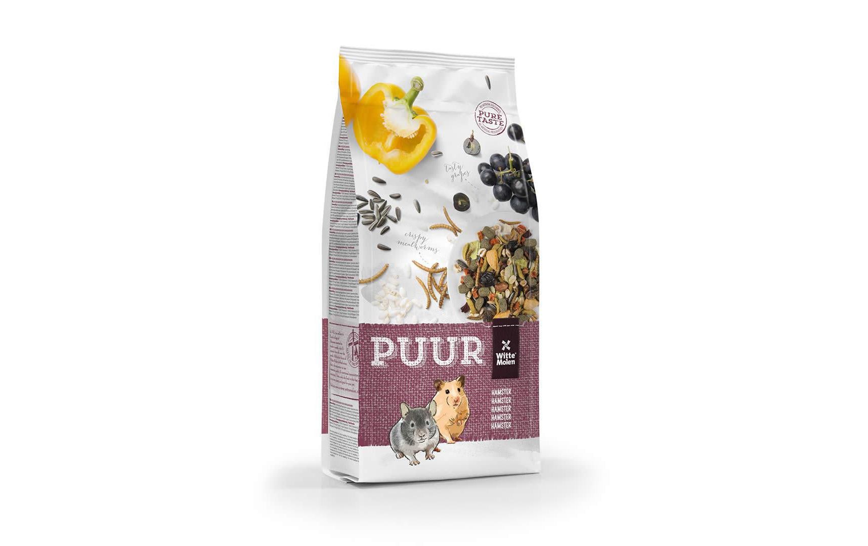 Witte Molen Hauptfutter Puur Gourmet-Müsli für Hamster, 400 g Witte Molen Hauptfutter Puur Gourmet-Müsli für Hamster, 400 g