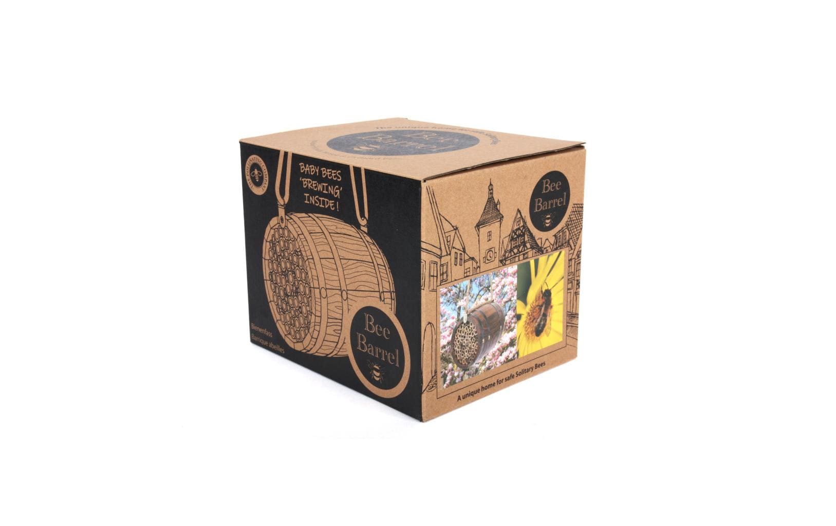 Wildlife World Wildbienenhotel Bienenfass 13 x 13 x 18 cm