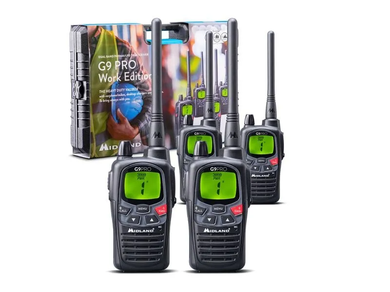 Midland Funkgerät G9 Pro, 4er Set Midland Funkgerät G9 Pro, 4er Set