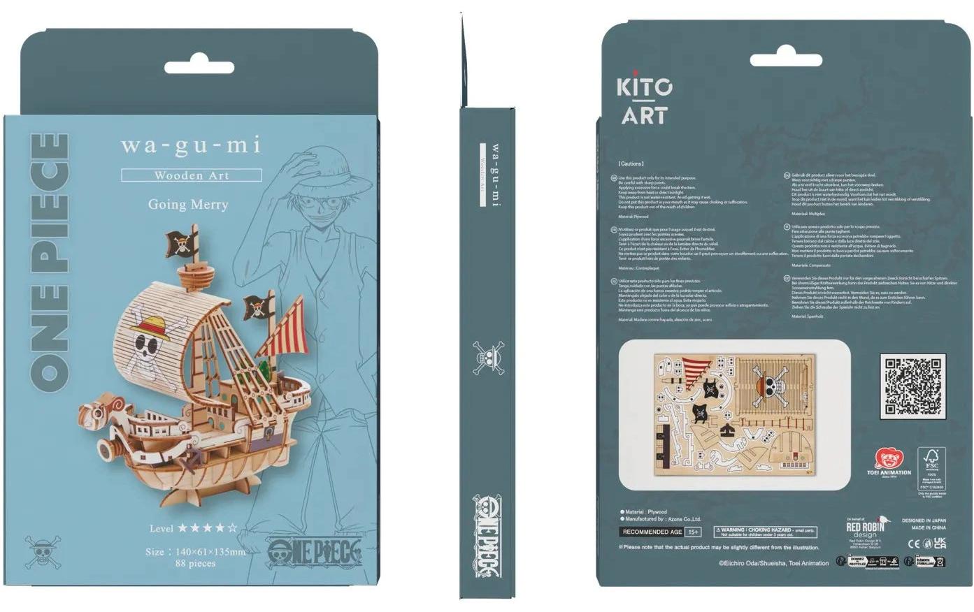 Giiker Bausatz One Piece Going Merry 88 Teile