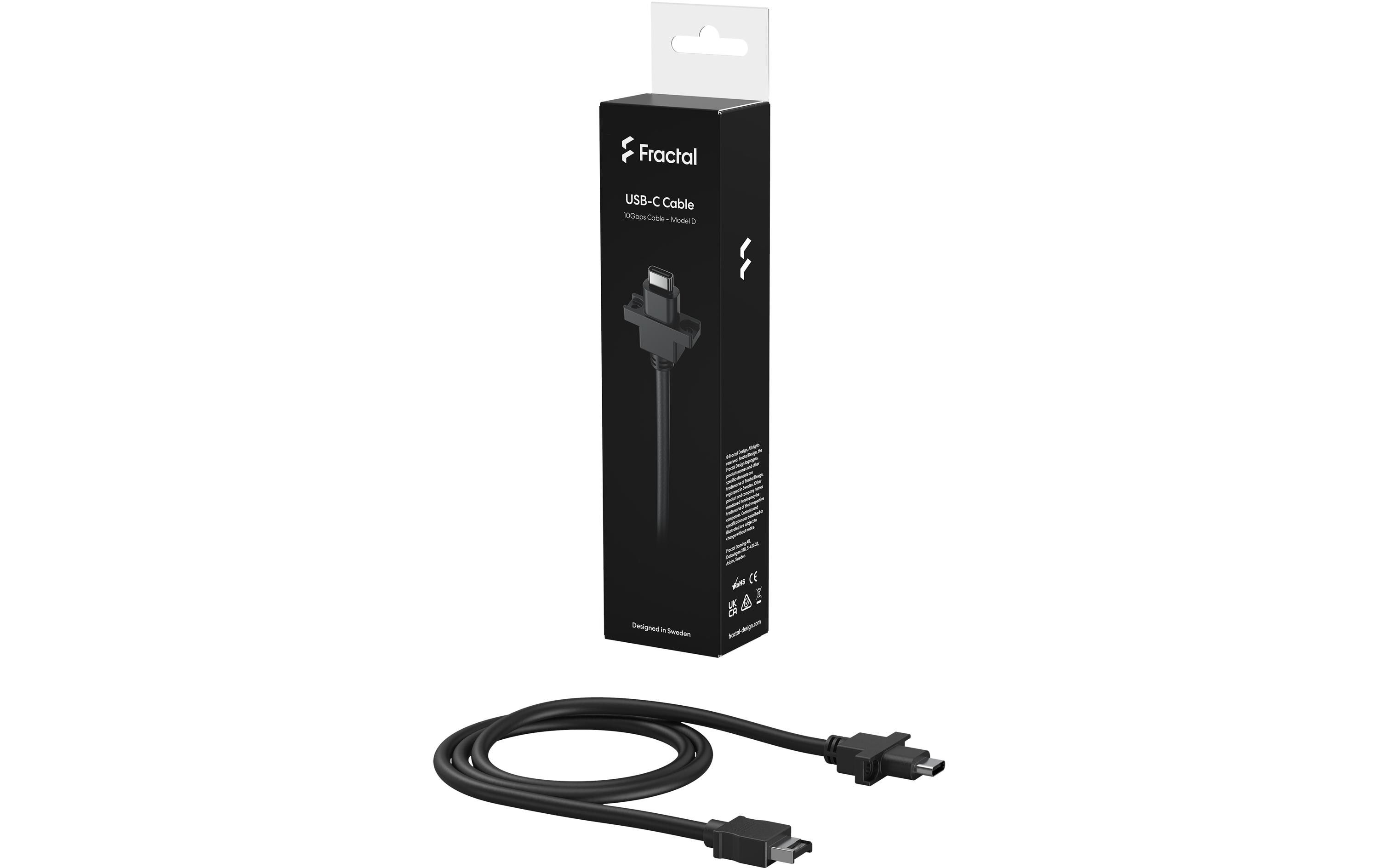 Fractal Design Adapter USB-C 10Gbps Kabel Model D