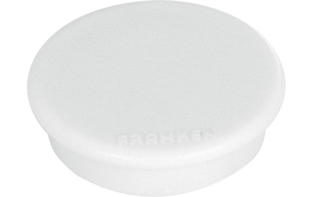 Franken Haftmagnet Ø 38 mm, 2.5 kg, 10 Stück, Weiss