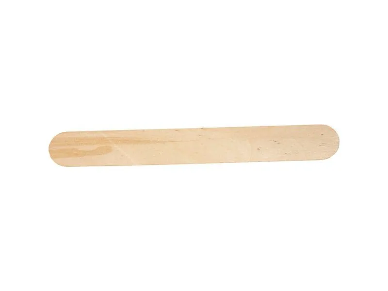 Creativ Company Eisstöcke flach abgerundet Natur 20 cm 25 mm