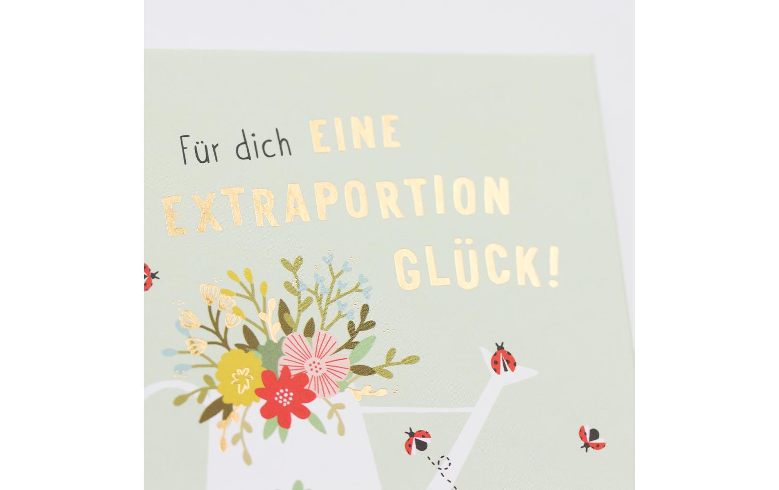 Grafik Werkstatt Minibuch Für dich eine extra Portion Glück!