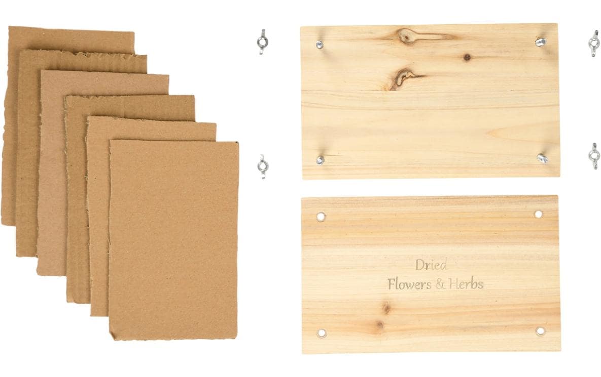 Esschert Design Blumen-und Kräuterpresse mit Schrauben