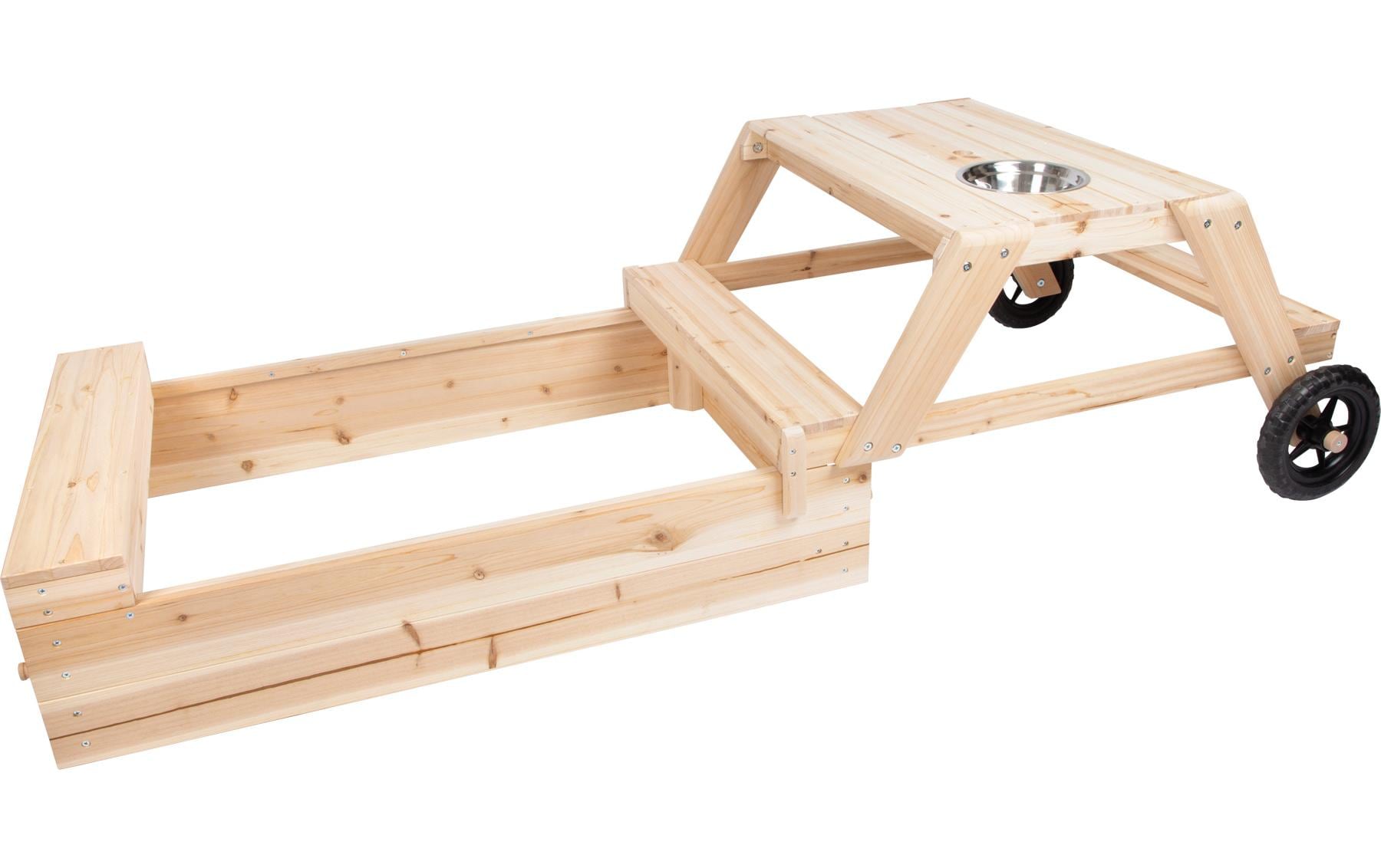 small foot Sandkasten mit Sitzgruppe und Matschtisch