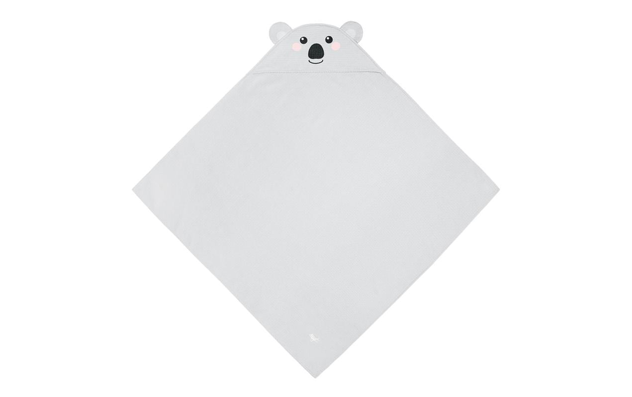 Dock & Bay Baby-Kapuzentuch Koala 75 x 75 cm, Grau